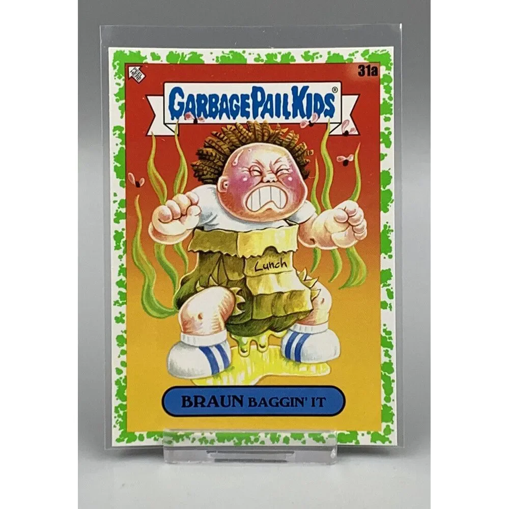2020 Garbage Pail Kids‎ Booger Green #31A Braun Baggin' It